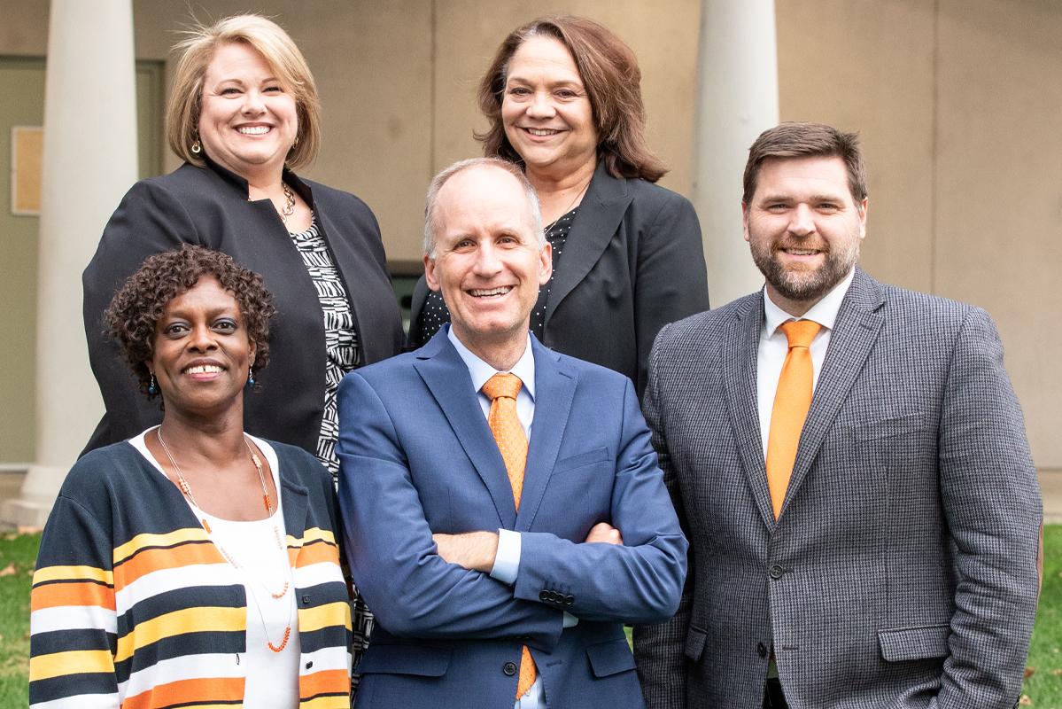 President Anderson and his executive leadership team