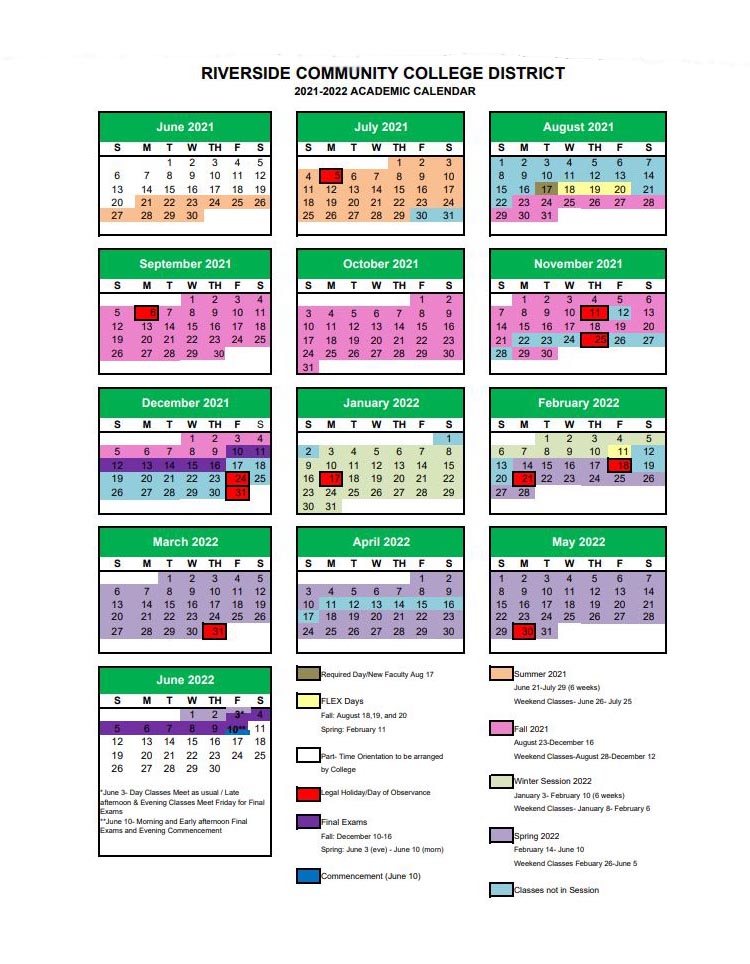 2020-2021 Calendar