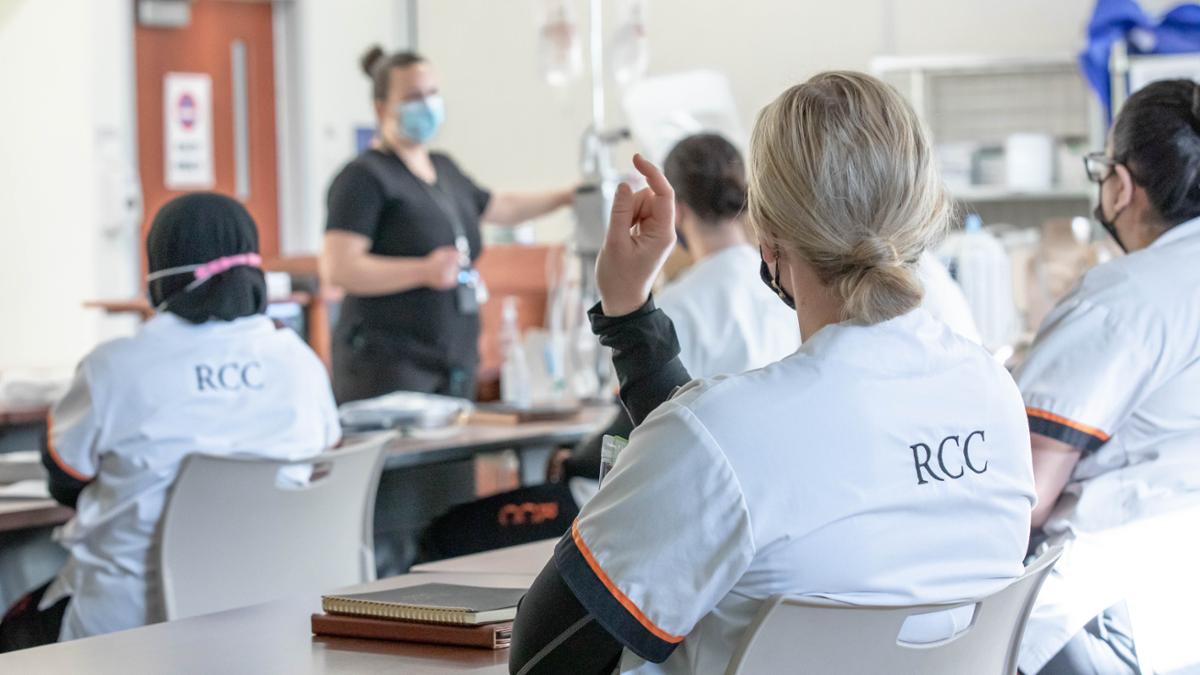 Riverside City College nursing school students