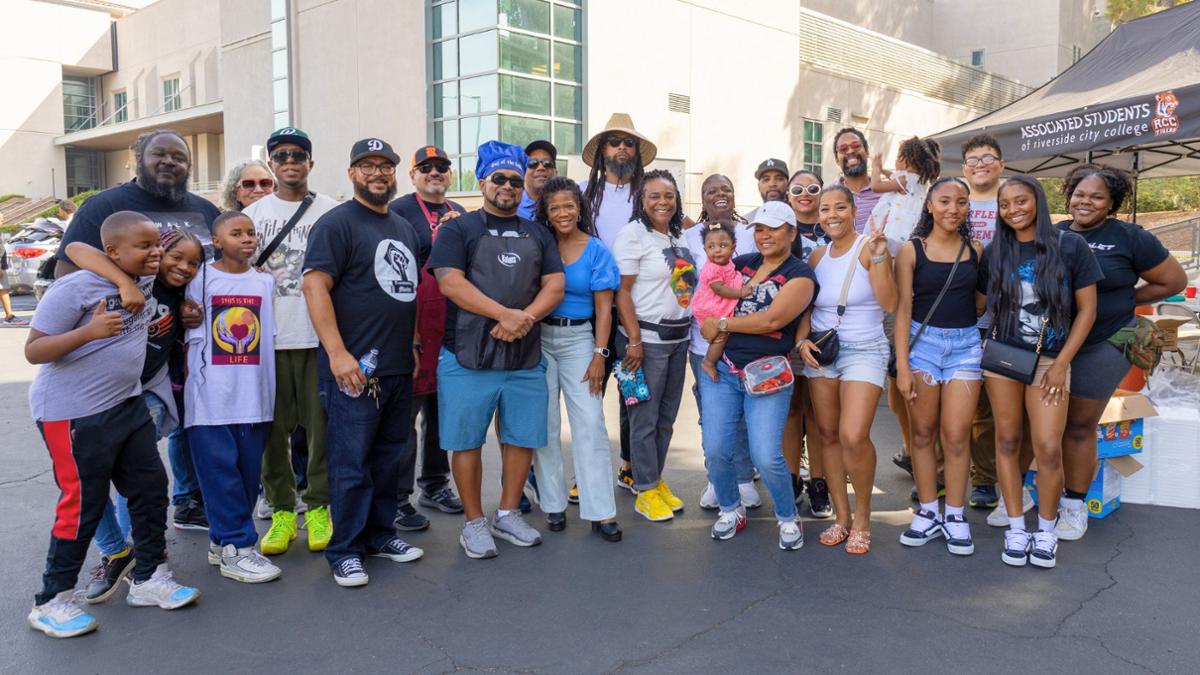 BFSA Members and tailgate participants in front of the Wheelock Gymnasium