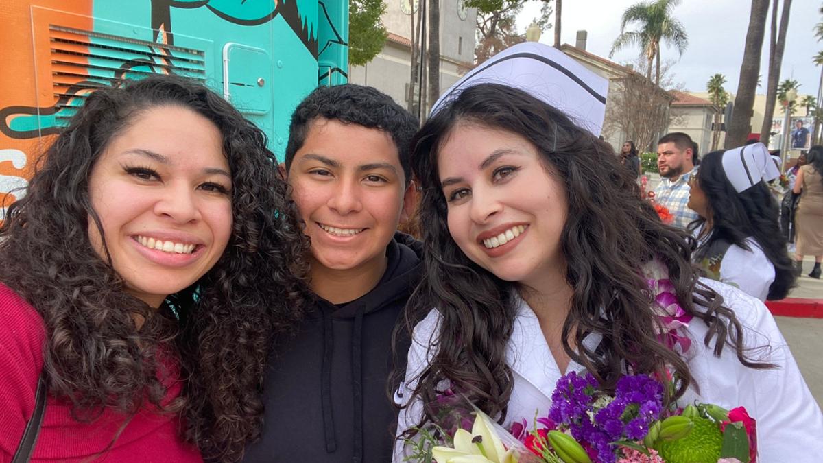 julisa with her twin sister and nephew