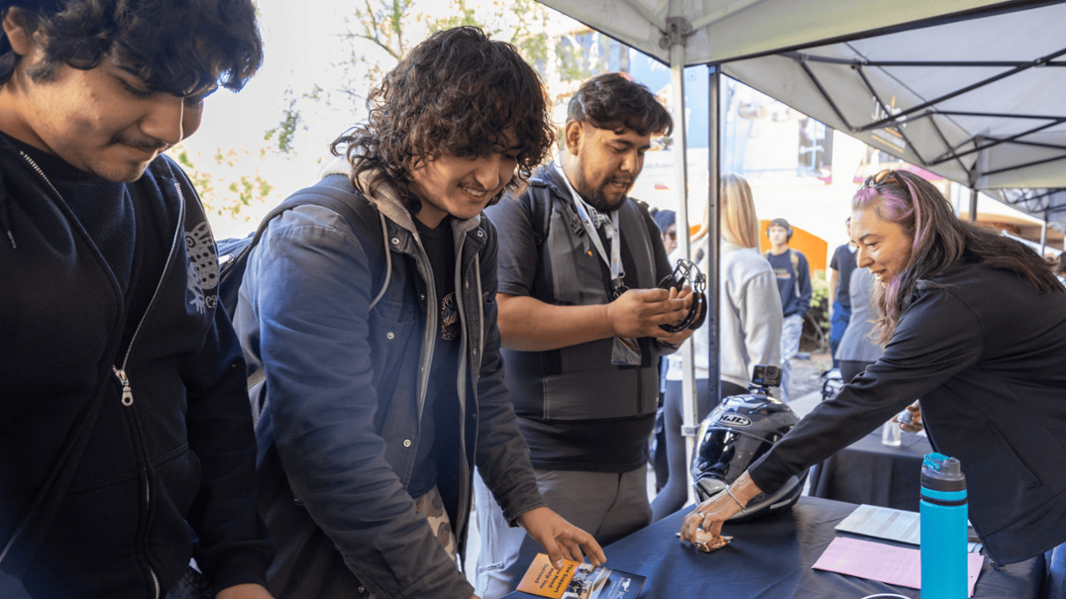 students at stem fair  students at stem fair