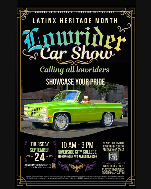 lowrider call for participant flyers