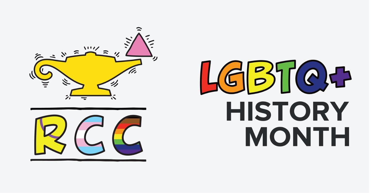 LGBTQIA2S+ History Month logo Tiger Doodle