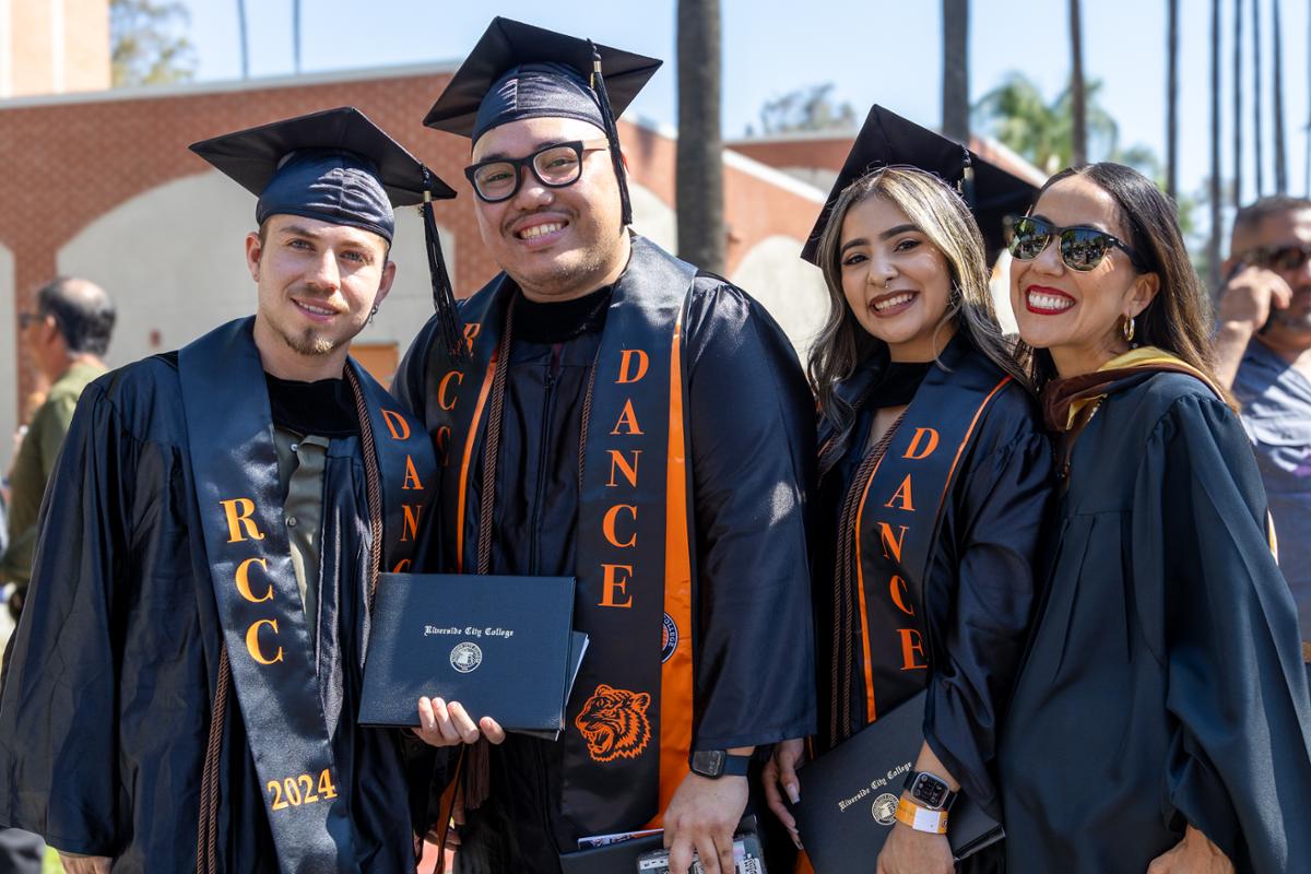 students in regalia